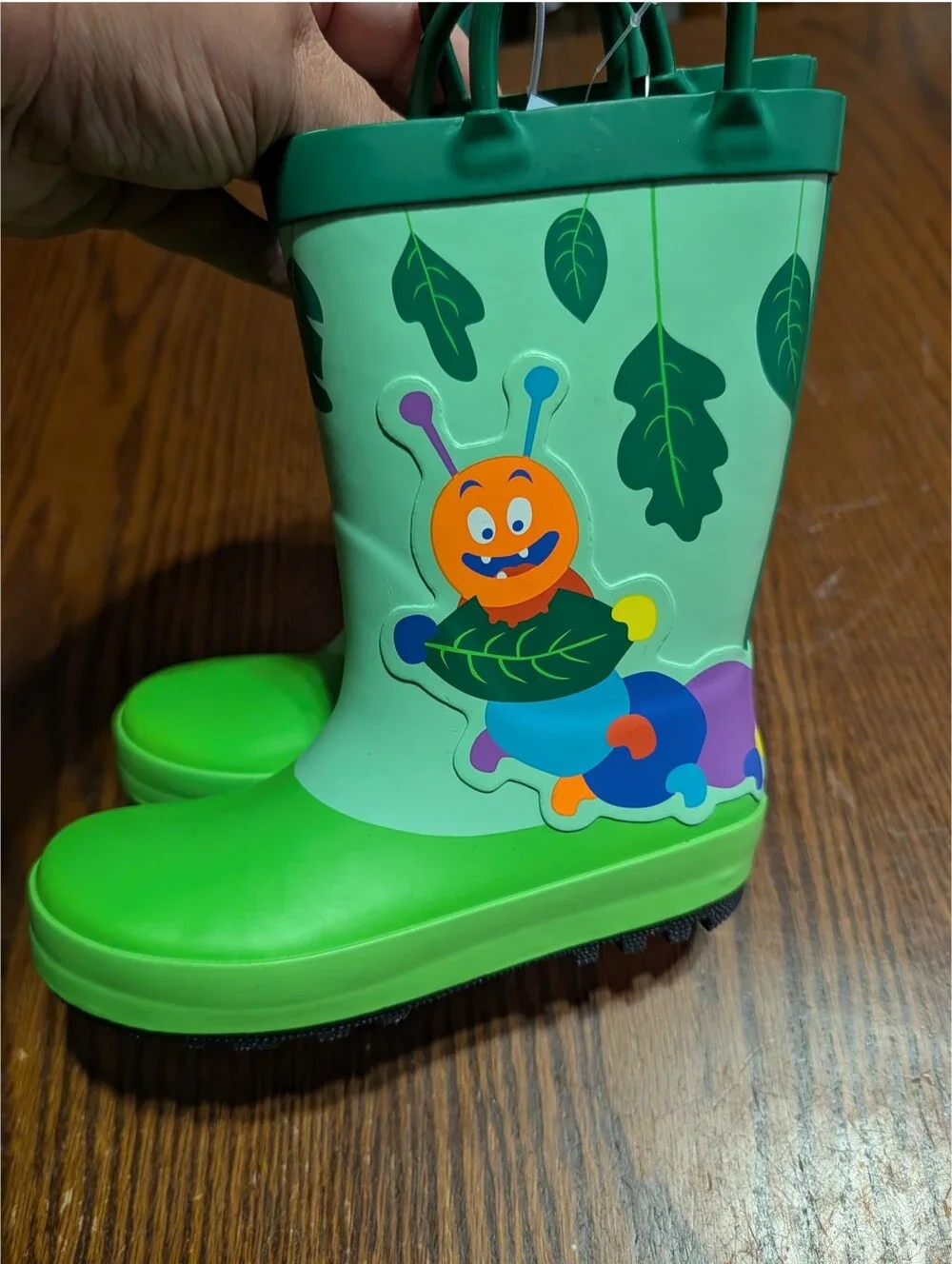 NEW Cat & Jack Unisex Toddler Caterpillar Rain Boots
